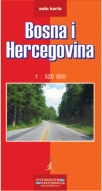 bosna i hercegovina - auto karta