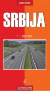 srbija - auto karta