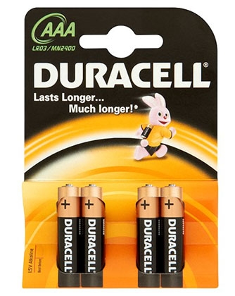 Duracell Basic AAA 4kom baterija