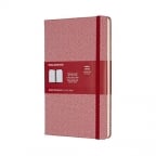 Moleskine blend collection notebook large ruled Red