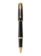 Urban Rollerball Pen, Muted Black and Gold Trim with Fine Point Black