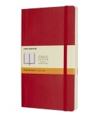 Moleskine - Classic Notebook Large Ruled Scarlet Red Softcover