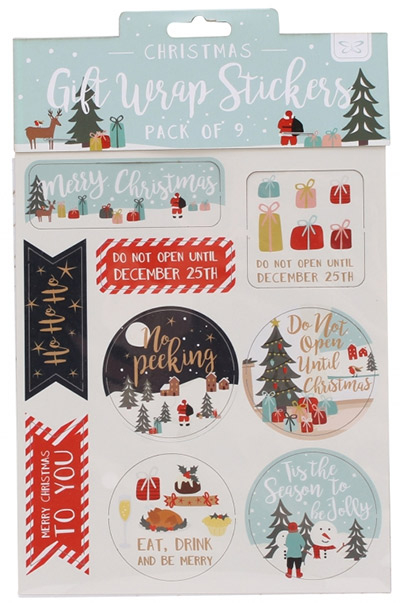 Novogodošnji Stikeri - Christmas gift wrap - | Delfi knjižare