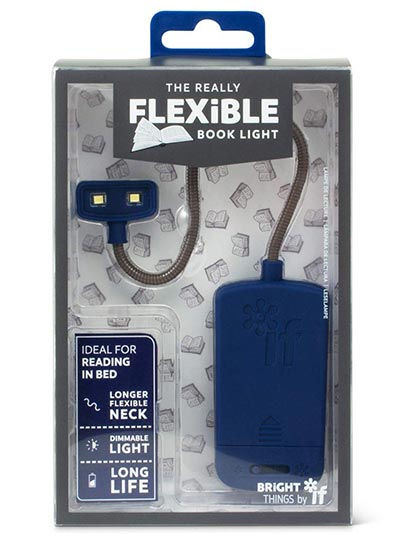 The Really Flexible - Lampica za knjige, Blue