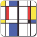 Set podmetača 1/4 - Colour Block, Small Blocks