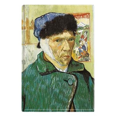 Magnet - Van Gogh, Self Portrait with Bandaged Ear