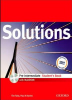 Solutions Pre-Intermediate, engleski jezik, udžbenik za 1. godinu srednje škole