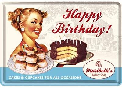 Čestitka - Nostalgic Art, Happy B.Cake - Nostalgic Art | Delfi knjižare
