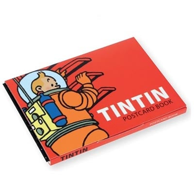 Razglednice, set/16 - Tintin Moon