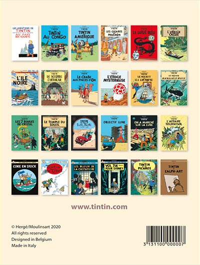 Razglednice, set/24 - Tintin Couverture