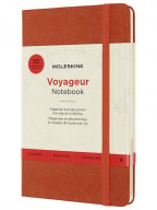 Moleskine Voyageur Notebook, Hard Cover, Medium, Hibicus Orange
