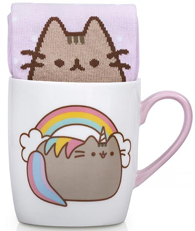 Set šolja i čarape - Pusheen Unicorn