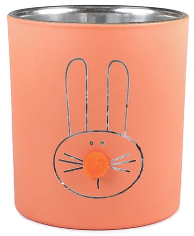 Uskršnji svećnjak - Teaholder Rabbit, Orange