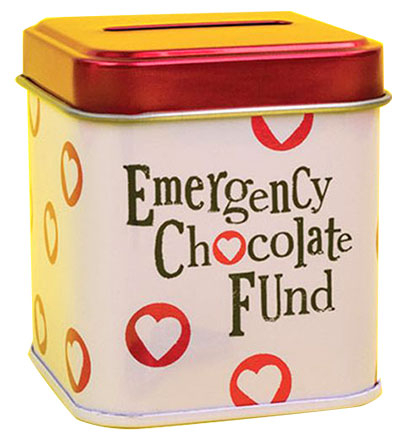 Kutija za sitnice - Brightside Emergency Chocolate Fund Tin - Brightside | Delfi knjižare