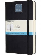 Moleskine - Classic Expanded Dotted Paper Notebook, Color Black