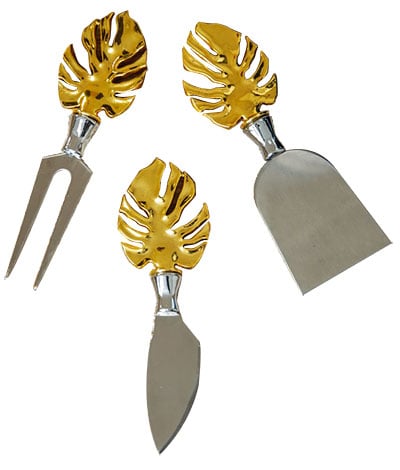 Set noževa za sir - Gold Leaf