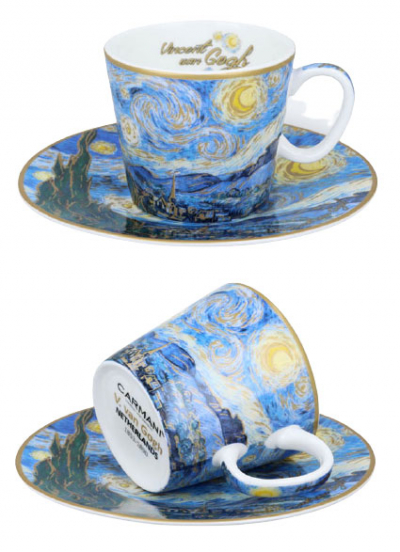 Set šolja za espreso - Van Gogh, The Starry Night