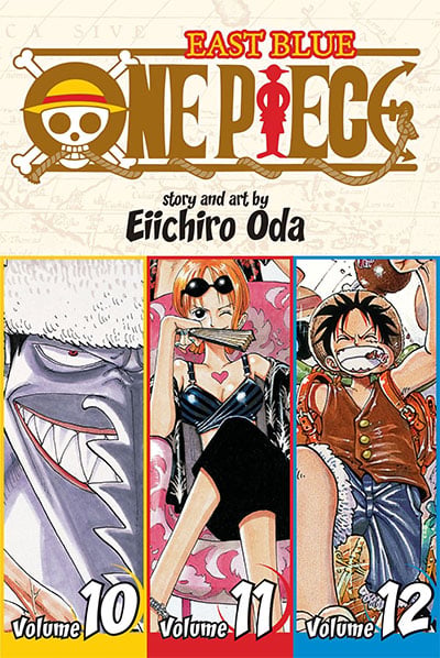 One Piece Vol 4 3 In 1 Edition Vol 10 11 12 Delfi Knji are 