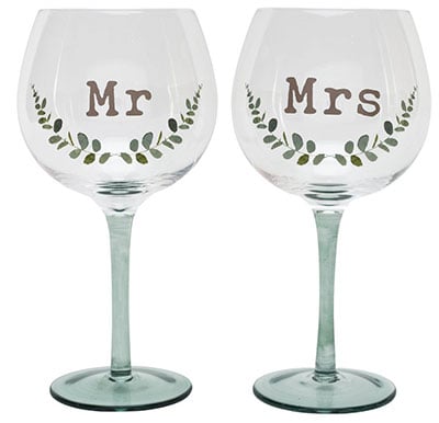 Set čaša - Love Story, Mr & Mrs