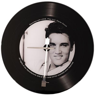 Zidni sat - Iconic, Record, Elvis