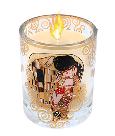 Sveća - Klimt, The Kiss, Vanilla