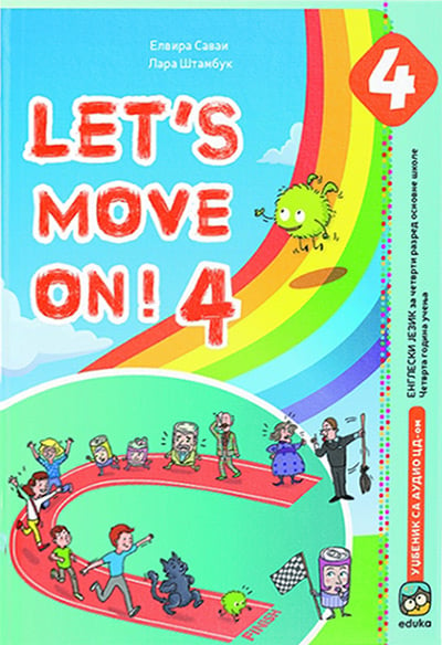 Engleski jezik 4, Let's move on! 4, udžbenik + CD za četvrti razred osnovne škole, četvrta godina učenja