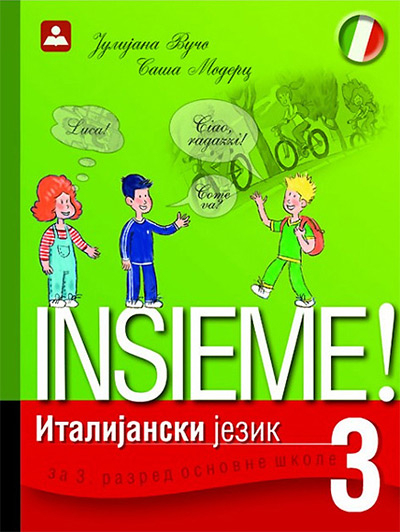 Italijanski jezik 3, Insieme!, udžbenik za treći razred osnovne škole