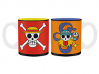 Šolja - One Piece, Luffy & Nami emblems, 110 ml