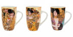 Šolje - set 3, Klimt, The Kiss, Adele & Judith, 350 ml