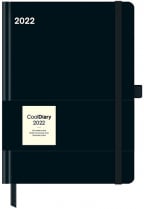 Agenda 2022 - Cool Diary Black/Black 16x22 cm