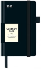 Agenda 2022 - Cool Diary Black/Black 9x14 cm
