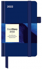 Agenda 2022 - Cool Diary Blue 9x14 cm