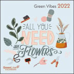 Zidni kalendar 2022 - GreenLine Green Vibes, 30x30 cm