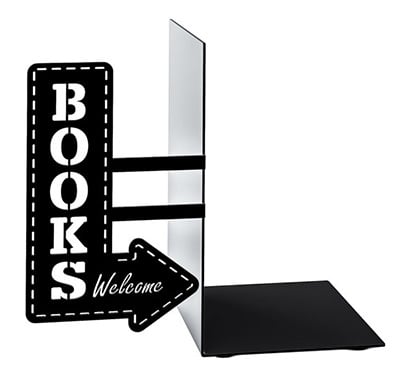 Držač za knjige - Bookshop, Black