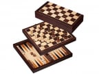 Društvene igre set 3 - Šah, bekgemon, dame, 30 mm polje