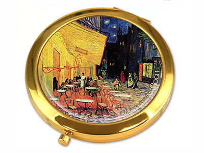 Ogledalce - Van Gogh, Cafe terrace at night 7cm