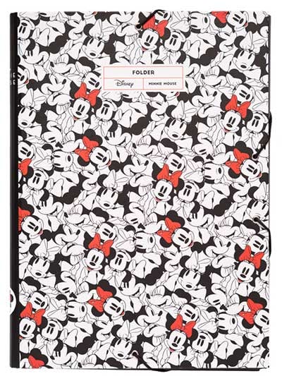 Fascikla A4 - Disney Minnie Mouse Rocks, The Dots, elastic