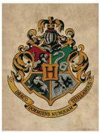 Print reprodukcija - HP, Hogwarts Crest, 30x40cm