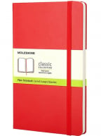 Moleskine - Plain Pocket Notebook, Red