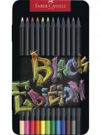 Drvene bojice set 12 - Faber-Castell, Black edition