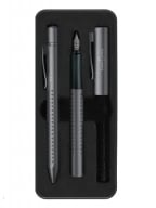 Hemijska olovka i naliv pero set - Faber-Castell, Grip edition, M