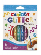 Marker set 6 - Carioca, Glitter