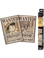 Poster set 2 Chibi - One Piece, Wanted Luffy & Ace