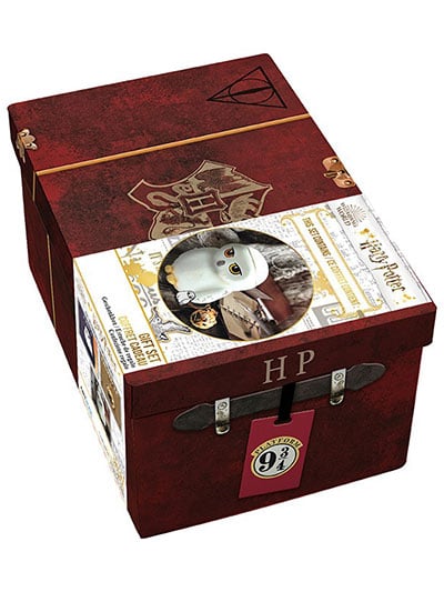 Set šolja, Privezak za ključeve i bedž - HP, Harry's suitcase, 450 ml