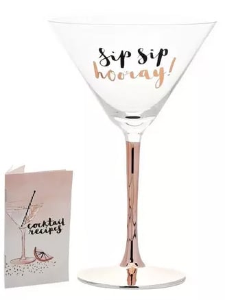 Čaša za martini - Hotchpotch Luxe, Sip Sip Hooray