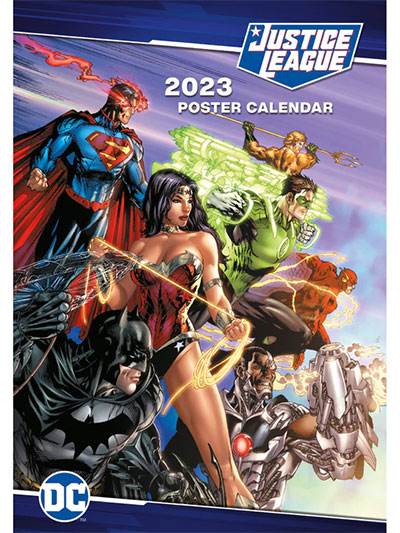 Kalendar / poster 2023 - DC Comics, Justice League, A3