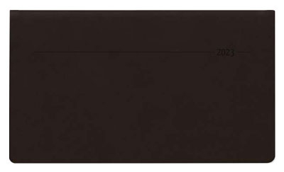 Planer 2023 - Soft Touch, Black, 15.6x9 cm