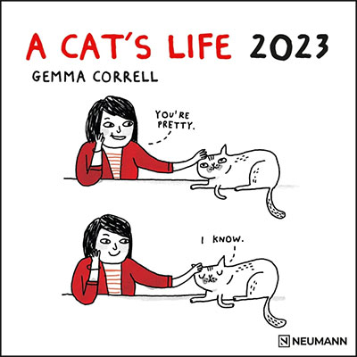 Zidni kalendar 2023 - A Cats Life, 30x30 cm