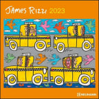 Zidni kalendar 2023 - James Rizzi, 30x30 cm