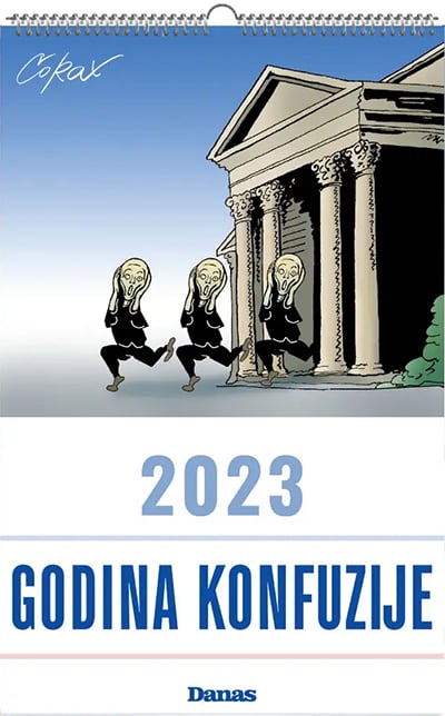 Zidni kalendar Corax: 2023. godina konfuzije